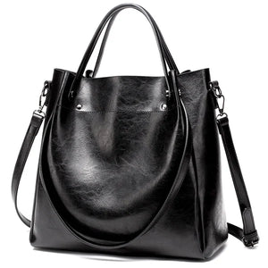 Women Leather Totes and Style Shoulder Large Capacity Crossbody Bag