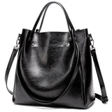 Women Leather Totes and Style Shoulder Large Capacity Crossbody Bag