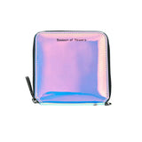 Hologram Laser Silver Long Clutch Wallet Female Purse