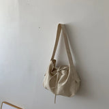 Women Leisure Bandage Canvas Shoulder Bag Multi-purpose Messenger Bag