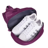 Women Large Nylon Backpack - Casual Rucksack for Travel and Fitness