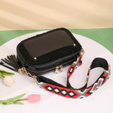 Leopard Guitar Strap Crossbody Bag Shoulder Handbag Winter Purse for Girls