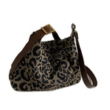 Leopard Print Shoulder Bag for Women Canvas Tote Handbag