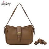 Leopard Print PU Leather Shoulder Bag Vintage Ladies Purse Handbags