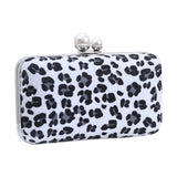 Leopard Print Evening Bag Wedding Cocktail Party Clutch
