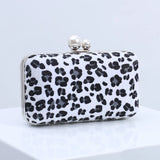 Leopard Print Evening Bag Wedding Cocktail Party Clutch