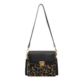 Leopard Print Cross-body Bag with Adjustable Strap