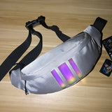 Luminous Rock Travel Chest Bag Nylon Shoulder Street Small Bag
