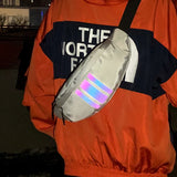 Luminous Rock Travel Chest Bag Nylon Shoulder Street Small Bag