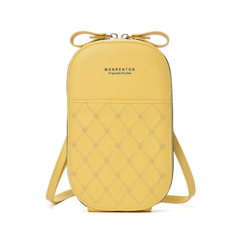 Women Mini Shoulder Hand Bag Pu Leather Crossbody Bag