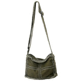 Canvas Shoulder Bag Vintage Crossbody Purse for Girls