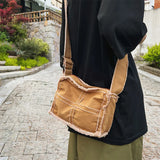 Retro Canvas Shoulder Bag for Women