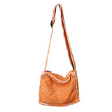Women Canvas Shoulder Bag Retro Crossbody Zipper Purse