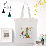 Little Prince Canvas Shopper Bag 90s Vintage Handbag
