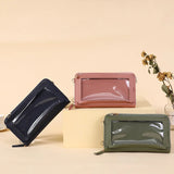 Women Long Cell Phone Pockets Shoulder Bags PU Leather Card Holder Crossbody Bag