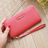 Women Long Clutch Wallet Zipper Purse Large Capacity Hand Wallet
