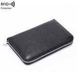 Multifunctional Leather Passport Wallet Large Capacity Clutch Handbag