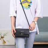 Women Long Purses Vintage Shoulder Bags with Cell Phone Pocket and Zipper