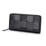 Women Sheepskin Phone Purse Knitting Zipper Wallet Ladies Clutch Purses