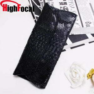 Women Long Wallet Messenger PU Leather Purses Holder