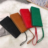 Women Long Wallet Wrist Strap Large Capacity Wallet Clutch