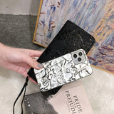 Women Long Wallet Wrist Strap Large Capacity Wallet Clutch