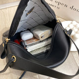 Small Lingge Handbag Crossbody Shoulder Round Clutch Handbags