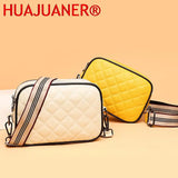 Shoulder Bags Woven Strap Handbags Lozenge Leather Messenger Bag