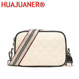 Shoulder Bags Woven Strap Handbags Lozenge Leather Messenger Bag