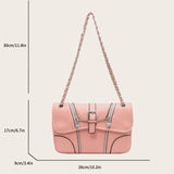 Green Leather Chain Women Handbag Shoulder Bag Messenger Bags Briefcase