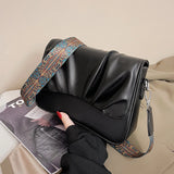 Women Bag High PU Leather Crossbody Handbag Solid Female Shoulder Bag