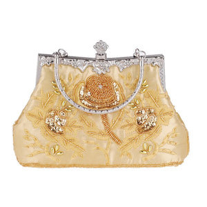 Diamond Metal Clutch Evening Bag Wedding Purse