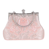 Diamond Metal Clutch Evening Bag Wedding Purse