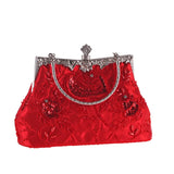 Diamond Metal Clutch Evening Bag Wedding Purse
