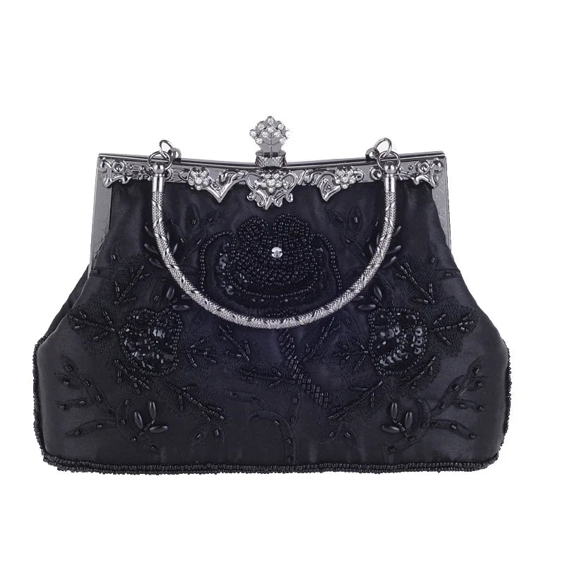 Diamond Metal Clutch Evening Bag Wedding Purse