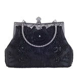 Diamond Metal Clutch Evening Bag Wedding Purse
