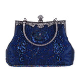 Diamond Metal Clutch Evening Bag Wedding Purse