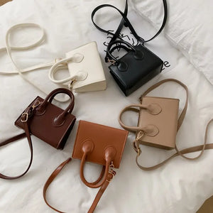 Pu Leather Shoulder Bag for Women Crossbody Tote Messenger Handbag
