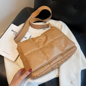 Women Vintage Shoulder Tote Bag Pu Leather Handbag Crossbody Messenger