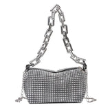 Women Diamond Hobo-bag Rhinestone Shoulder Evening Party Purse