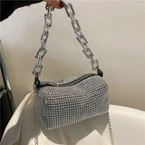 Women Diamonds Bags Rhinestone Handbag Shoulder Bag Purse Shining Crossbody Bag