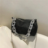 Women Diamonds Bags Rhinestone Handbag Shoulder Bag Purse Shining Crossbody Bag