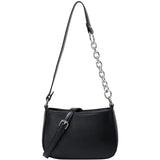 Solid Tote Bag Women Handbag PU Leather Underarm Bag Shoulder Bag