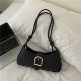 Women PU Leather Handbag Solid Hobos Shoulder Crossbody Bags