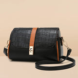 Women Crocodile Leather Handbag Shoulder Bag Tote Retro Handbag