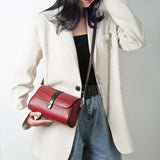 Crocodile Leather Handbag Women Crossbody Shoulder Tote Retro Bag