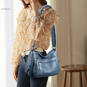 Women Handbags Soft Leather Casual Shoulder Cross Body Bags