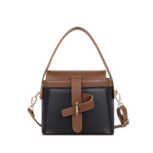 Vintage Design Women Leather Crossbody Bucket Bag