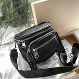 100% Cowhide Crossbody Bags Shoulder Messenger Handbags Small Chest Bag