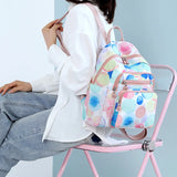 Women Nylon Travel Bagpack Multi-pockets School Bags for Teenage Girls